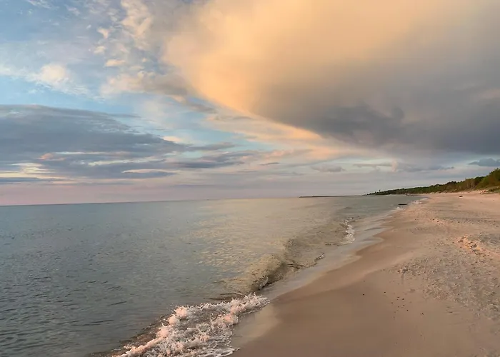 公寓 Baltic Z Ogrodkiem Kolobrzeg 格里兹鲍